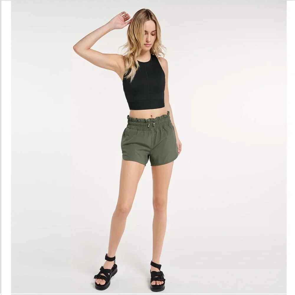 FLX paperbag waist shorts